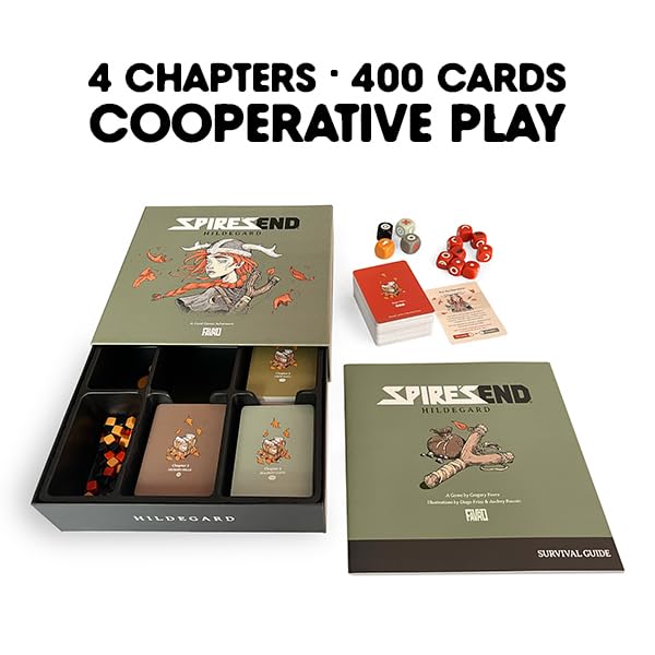 Spire's End: Hildegard Card Game — Choose-Your-Path Strategy for 1-2 Players