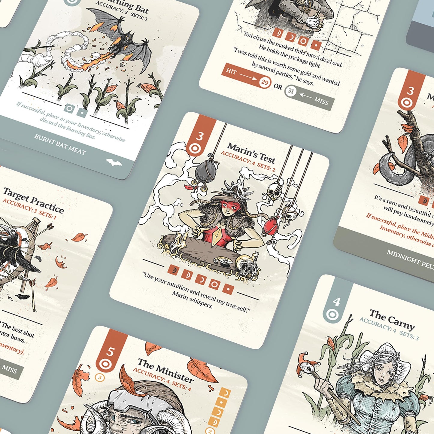 Spire's End: Hildegard Card Game — Choose-Your-Path Strategy for 1-2 Players
