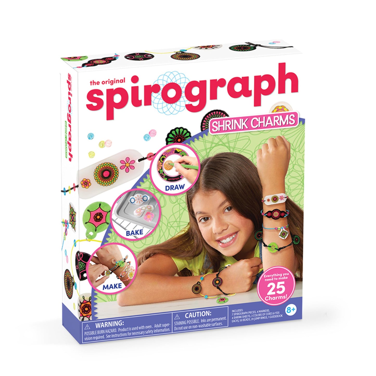 Spirograph Shrink Charms – Bracelet Kit for Kids 8+