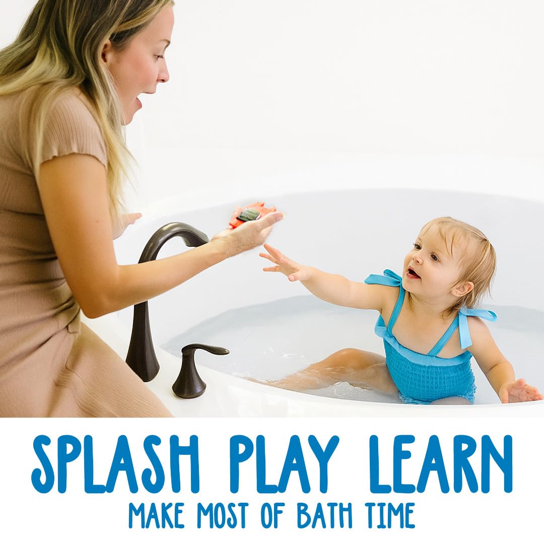 SplashEZ Bath Toy Boats 3-Pack – Mold-Free Tub Boats for Toddlers (Jet Ski, Yacht, Catamaran)