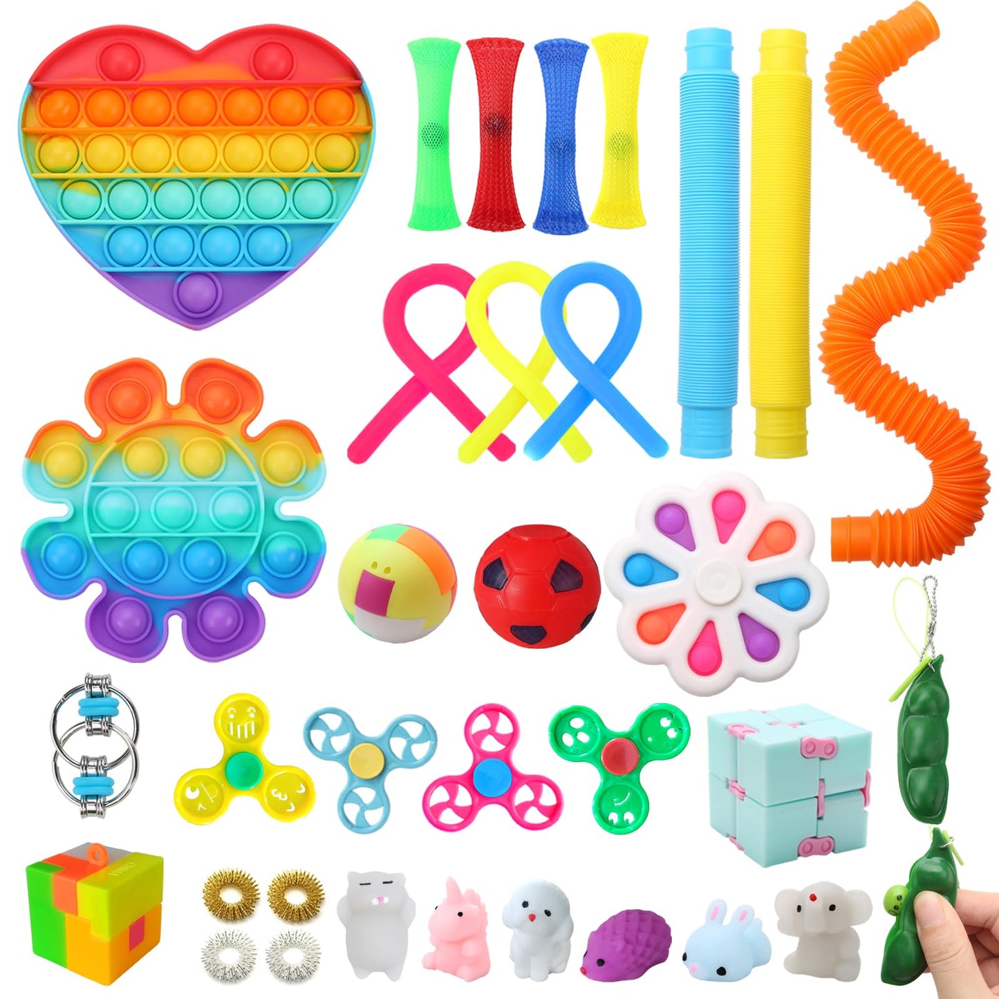 Spolux Fidget Pack 35pc – Sensory Toys Set for Kids & Adults