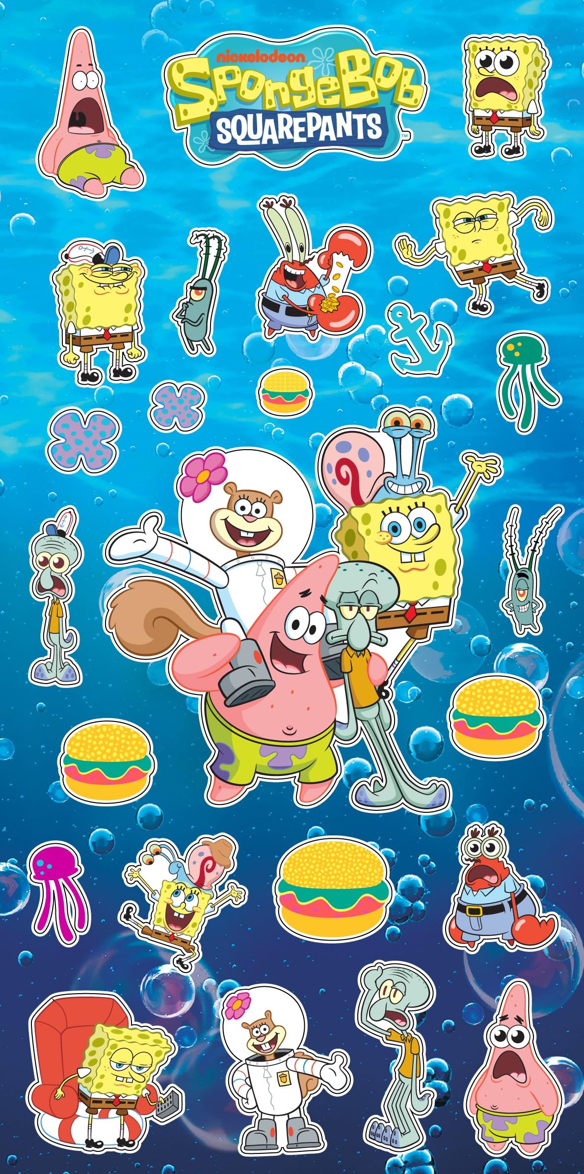 Spongebob Party Favor Glasses – 12 Character Sunglasses + Stickers for Kids' Dress-Up