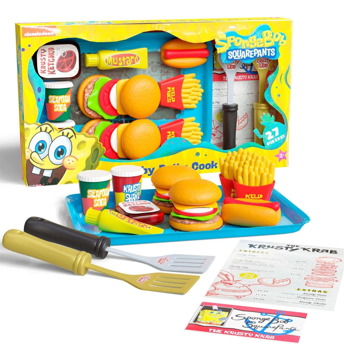 SpongeBob SquarePants Krabby Patty Toy Combo Playset – Interactive Krusty Krab