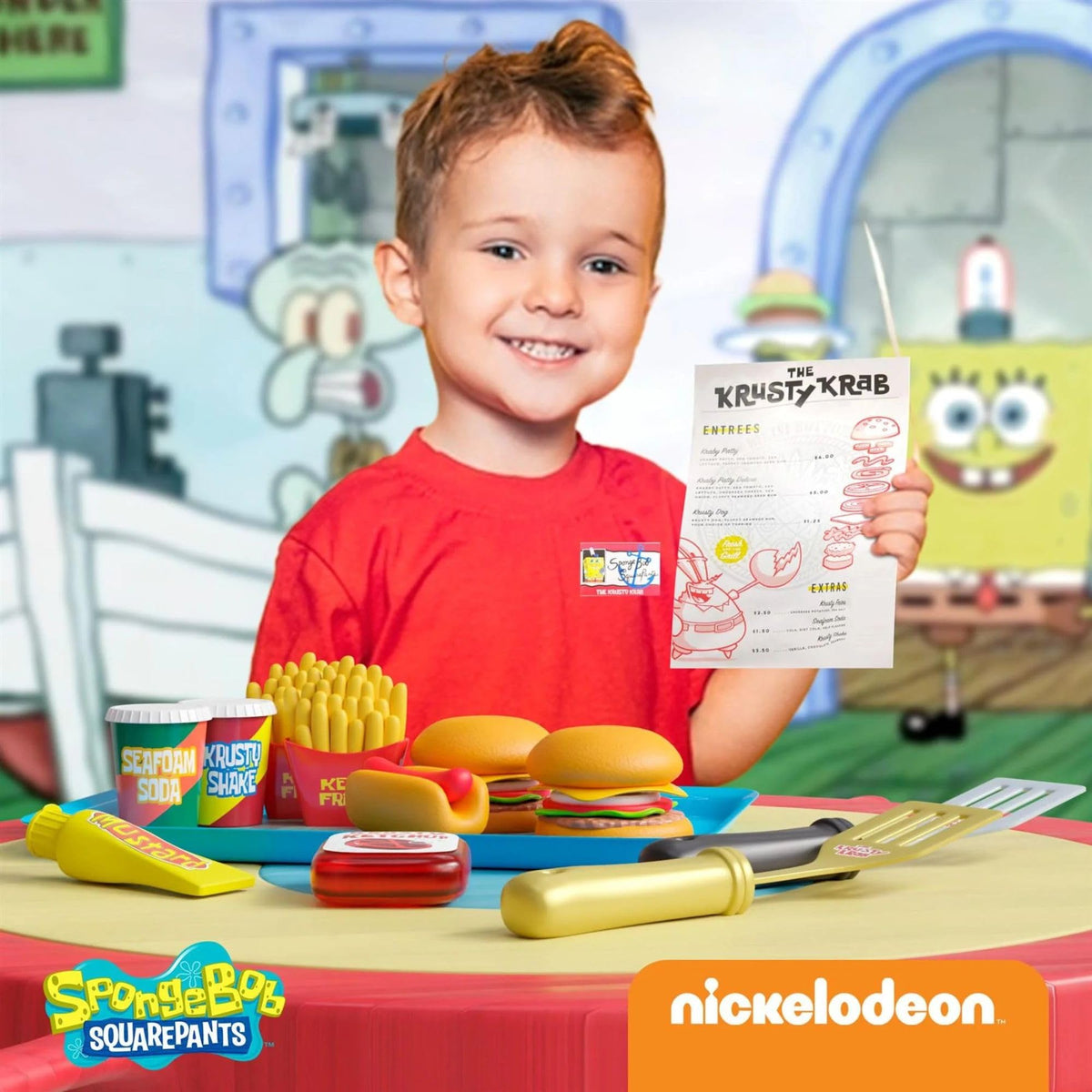 SpongeBob SquarePants Krabby Patty Toy Combo Playset – Interactive Krusty Krab