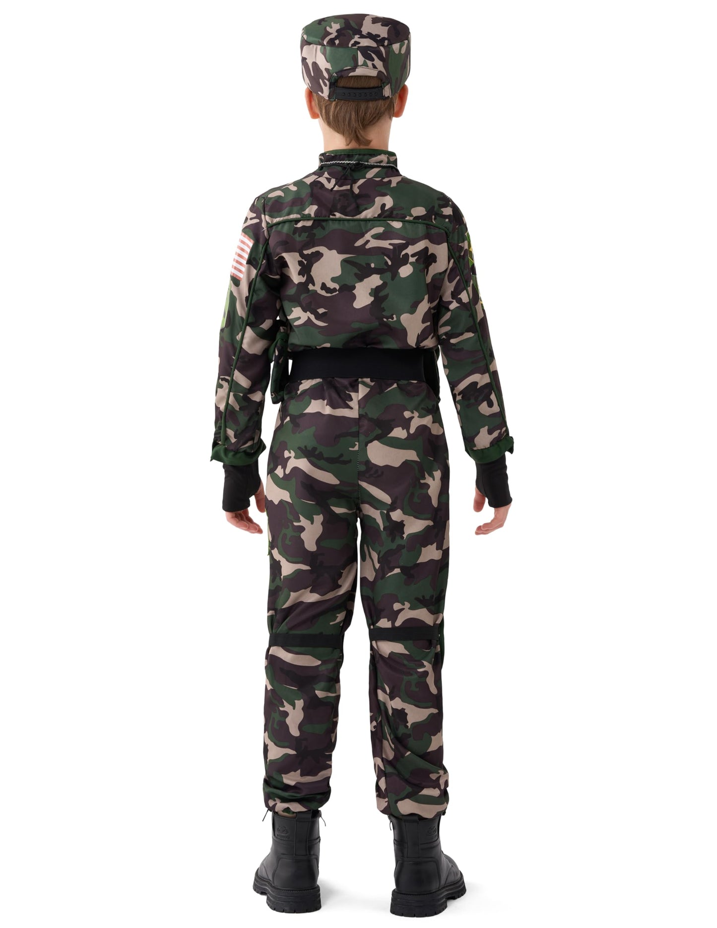 Spooktacular Creations Army Costume for Boys – Kids Military Outfit for Halloween