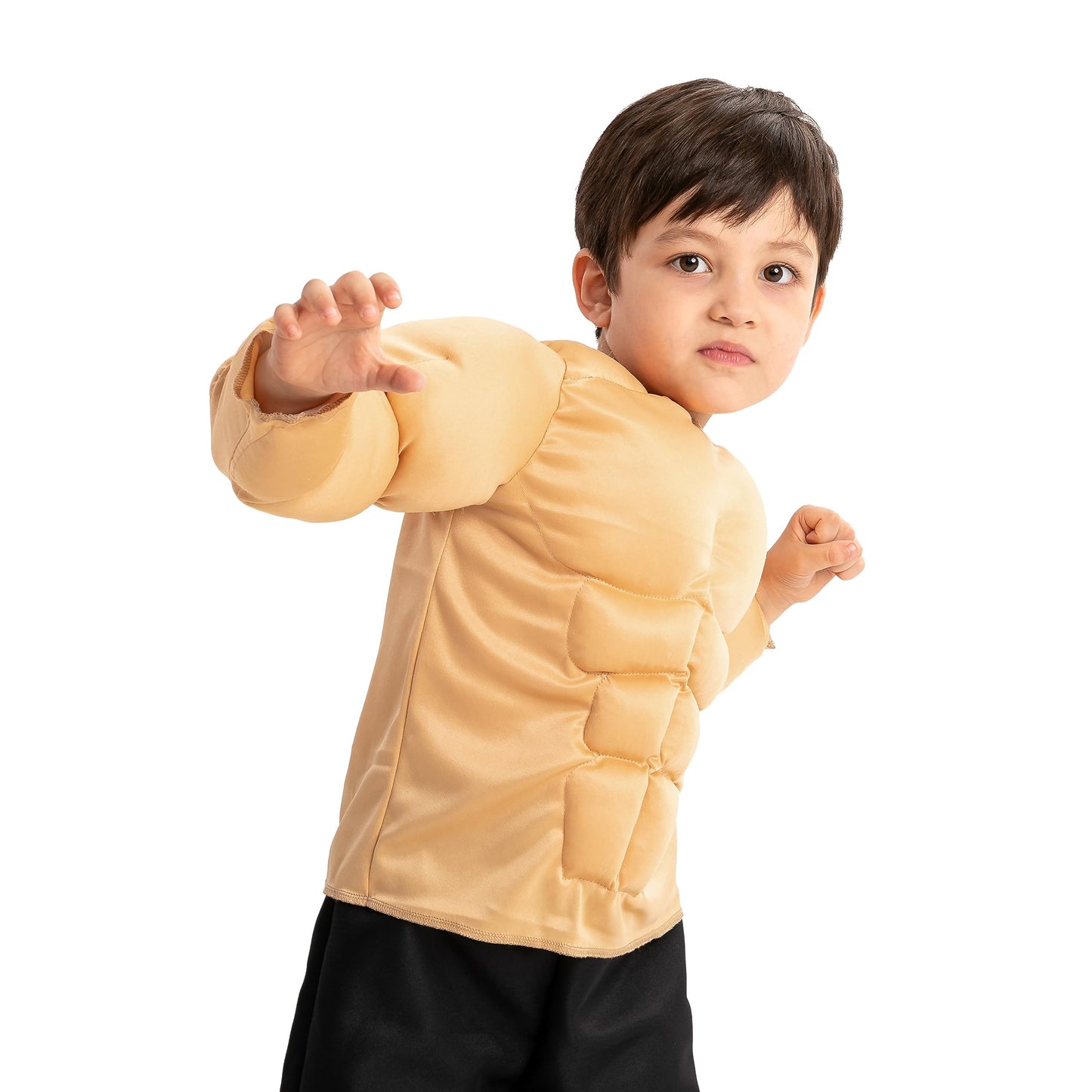 Spooktacular Creations Halloween Kids Body Builder Costume - Boys Muscle Suit for Dress Up