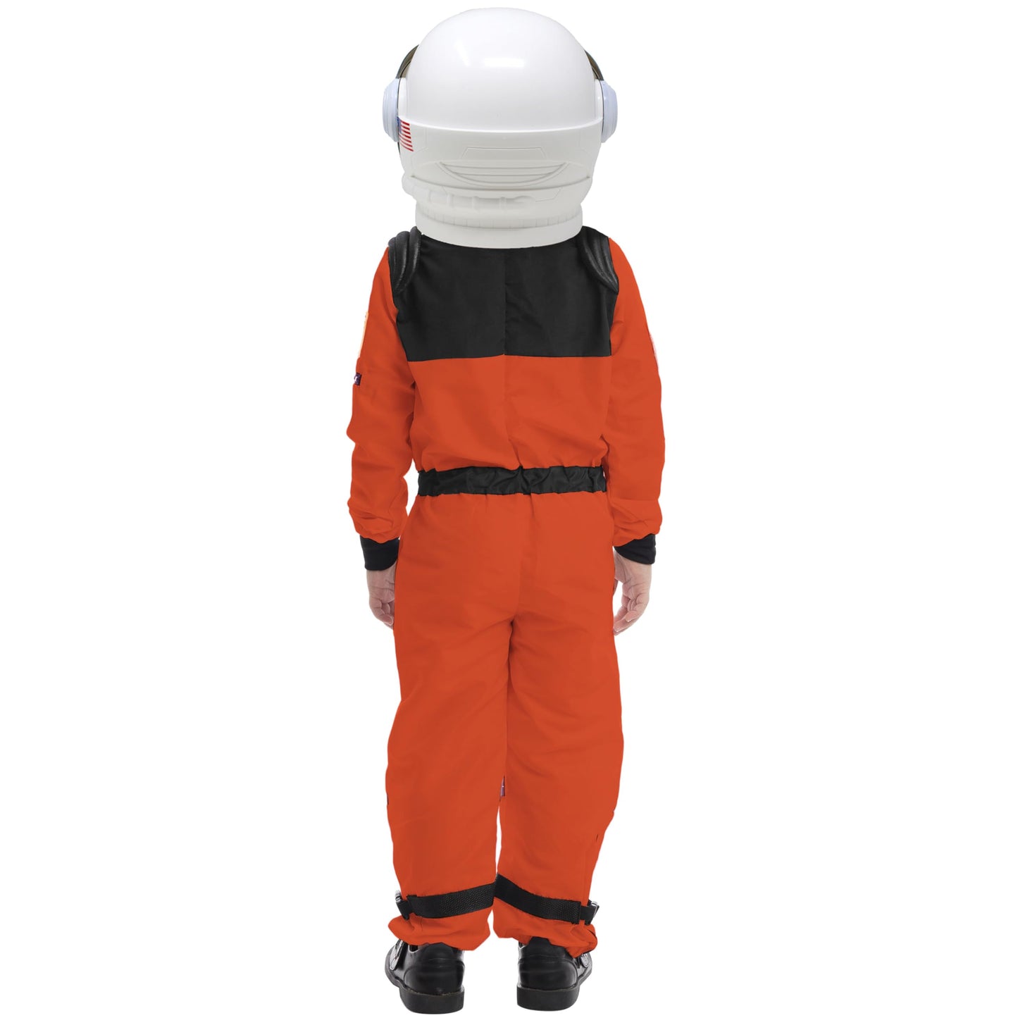Spooktacular Creations Orange Astronaut Costume with Helmet – Toddler Space Suit (3T, 3-4 yrs)