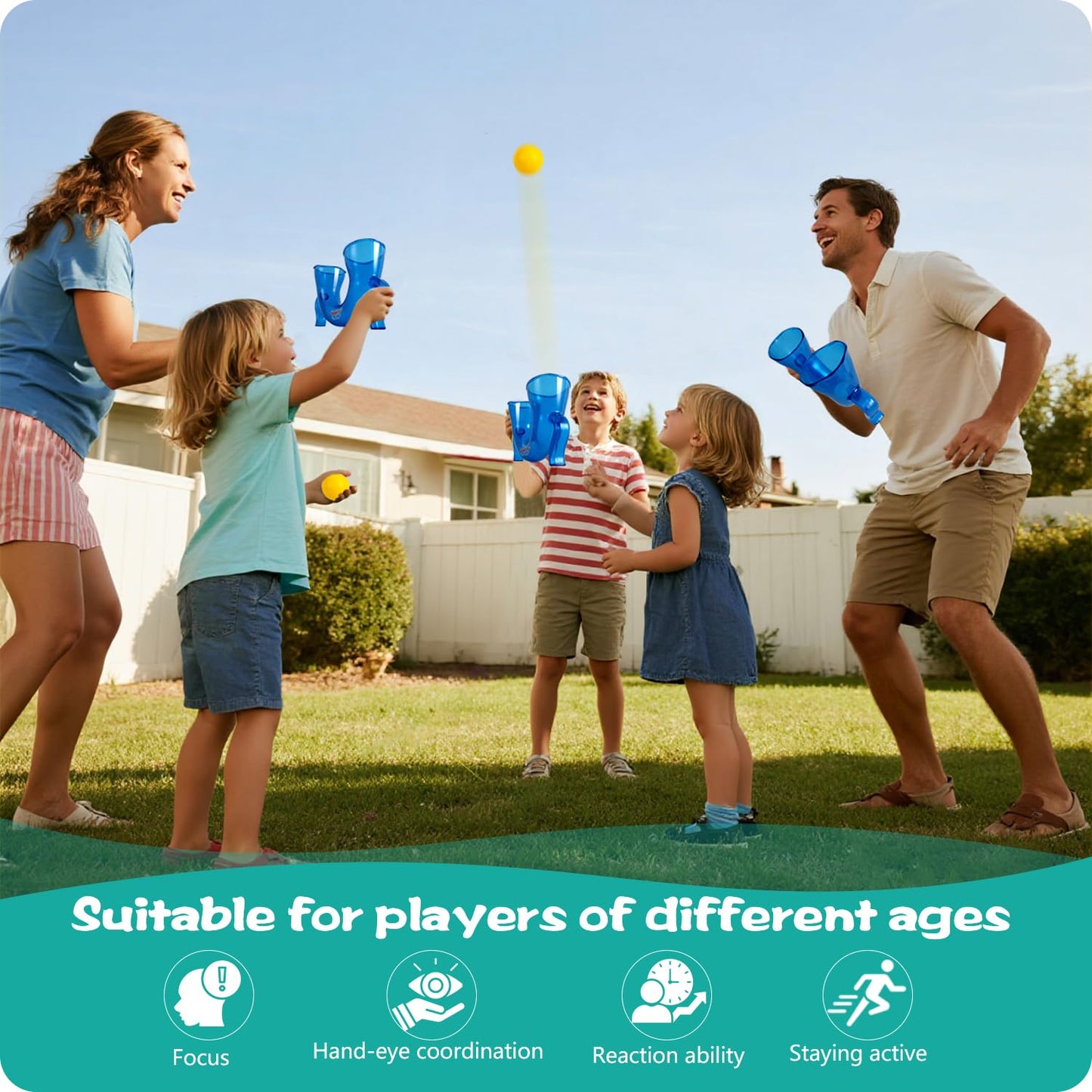 SPORTY PLAY LED Light-Up Juggling Toy – Glow Balls, Easy-Grip Handle, Indoor/Outdoor Skill Challenge (Ages 8–14, Teens, Adults)
