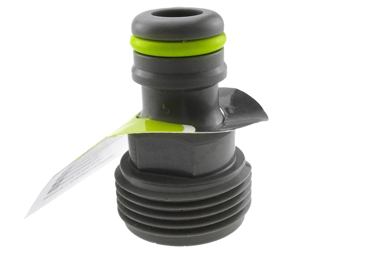 Male Tap Connector 1/2" BSPM Lime