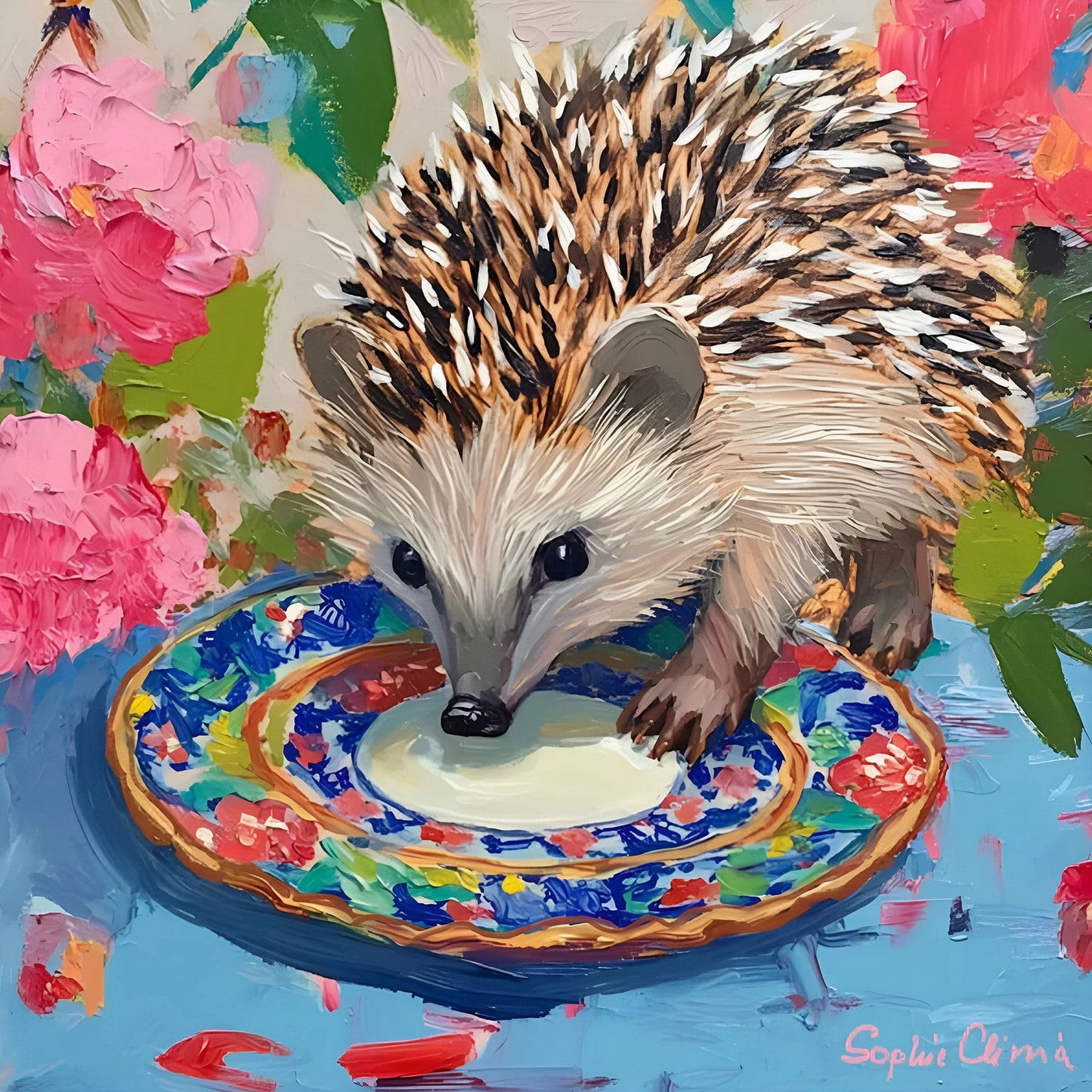 Springbok Little Explorer 500-Piece Jigsaw Puzzle for Adults & Families – Adorable Hedgehog, Unique Cut Pieces