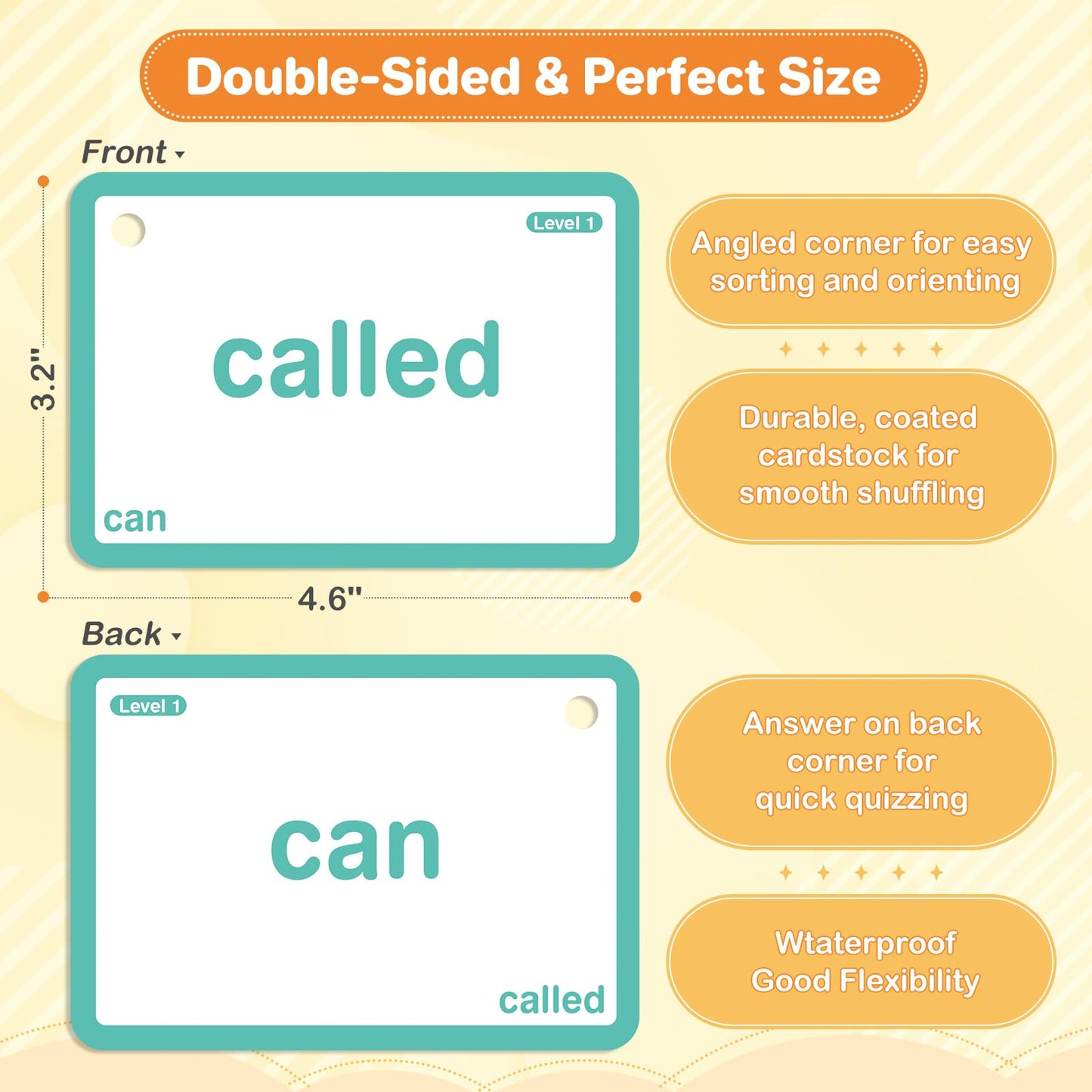 SpringFlower 1012 Sight Words Flash Cards — Dolch & Fry High-Frequency Words, 112 Phonics Cards (Pre-K–6th)