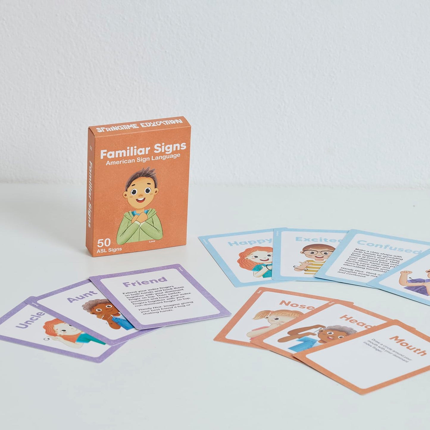 ASL Kids Flash Cards – 200 ASL Cards for Children & Beginners | Springtime Education