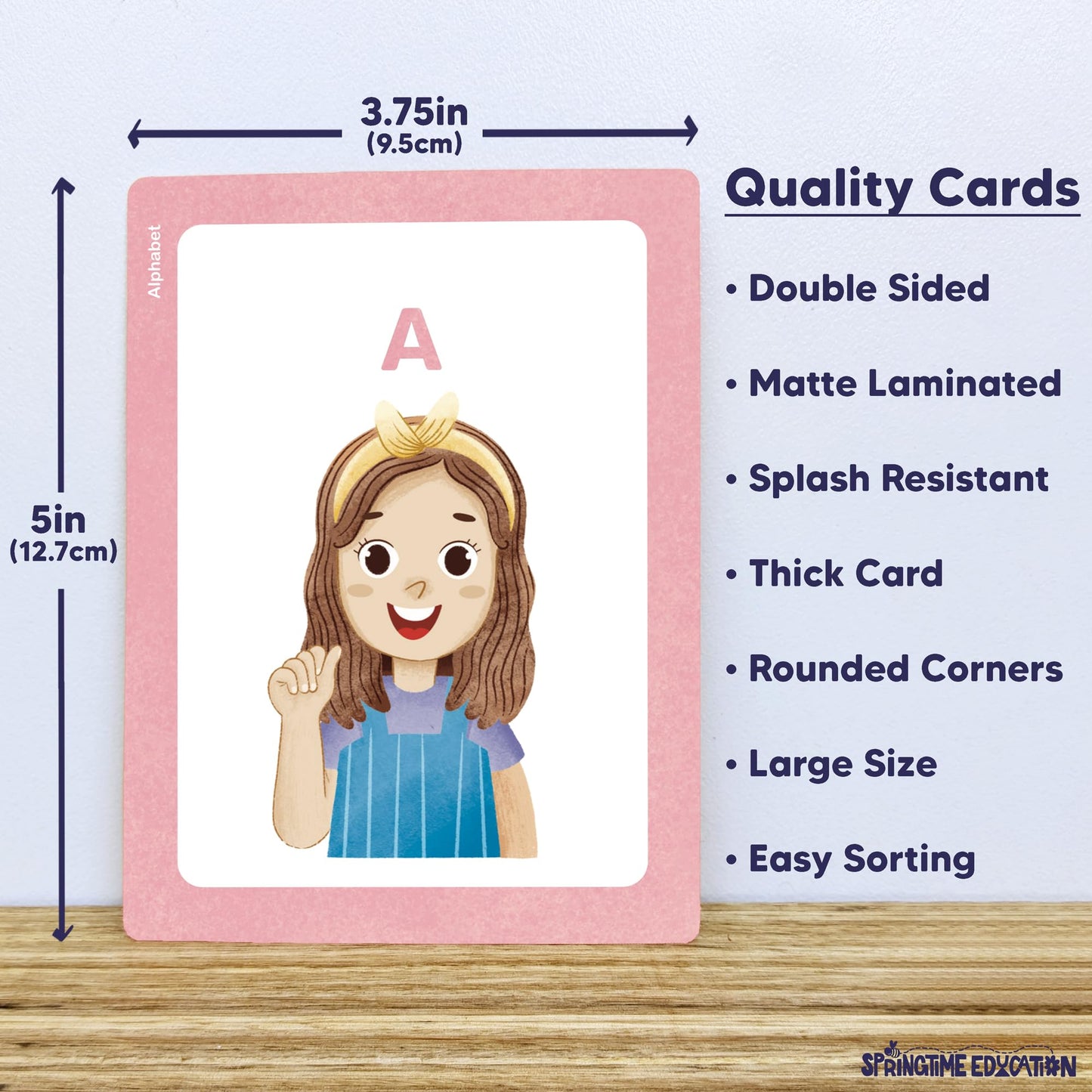 ASL Kids Flash Cards – 200 ASL Cards for Children & Beginners | Springtime Education