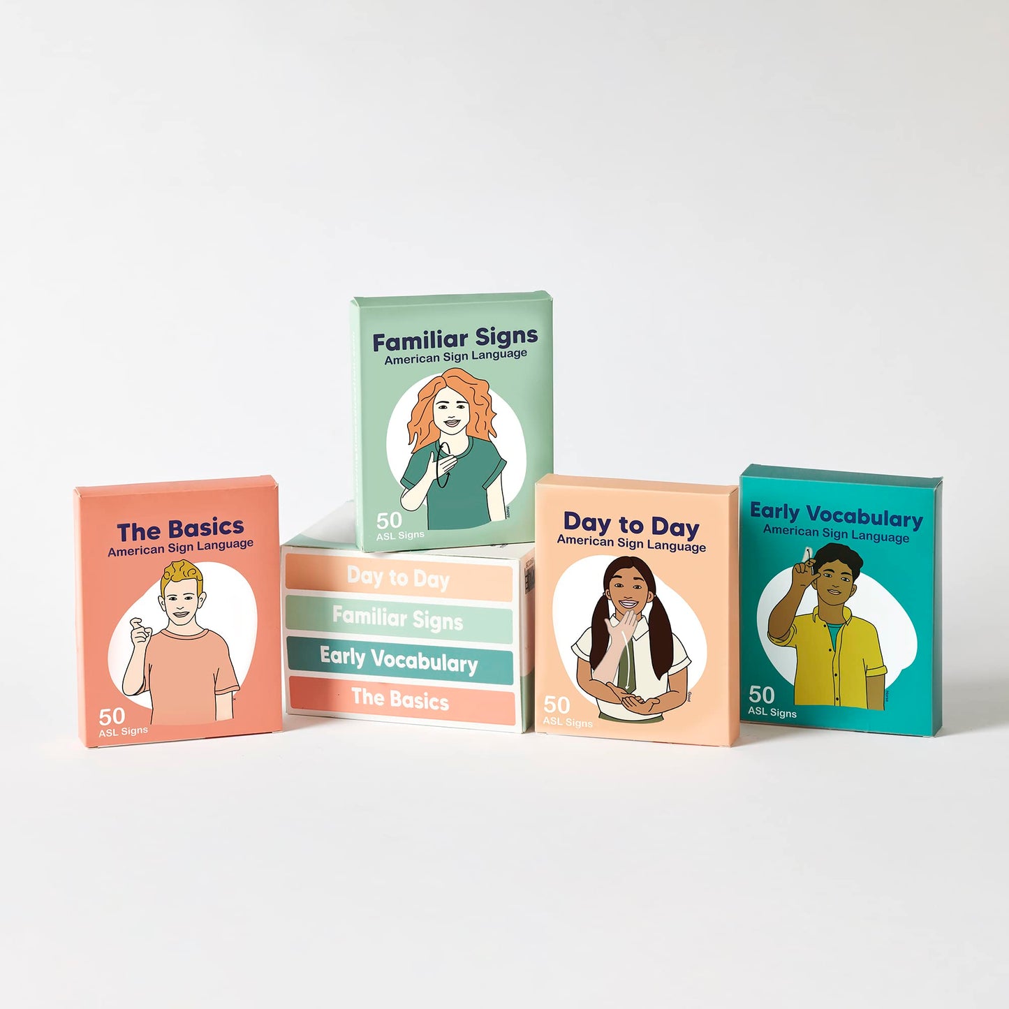 Springtime Education ASL Flash Cards - 200 Beginner American Sign Language Cards