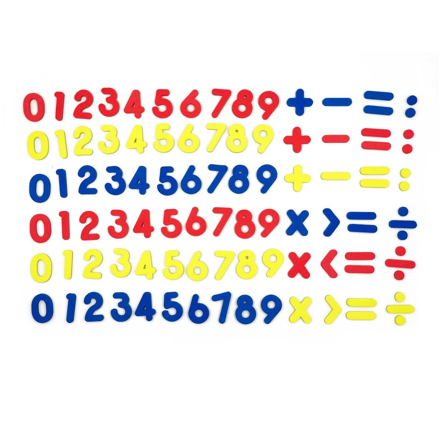 SpriteGru 102pcs Magnetic Numbers & Operators for Basic Math Education
