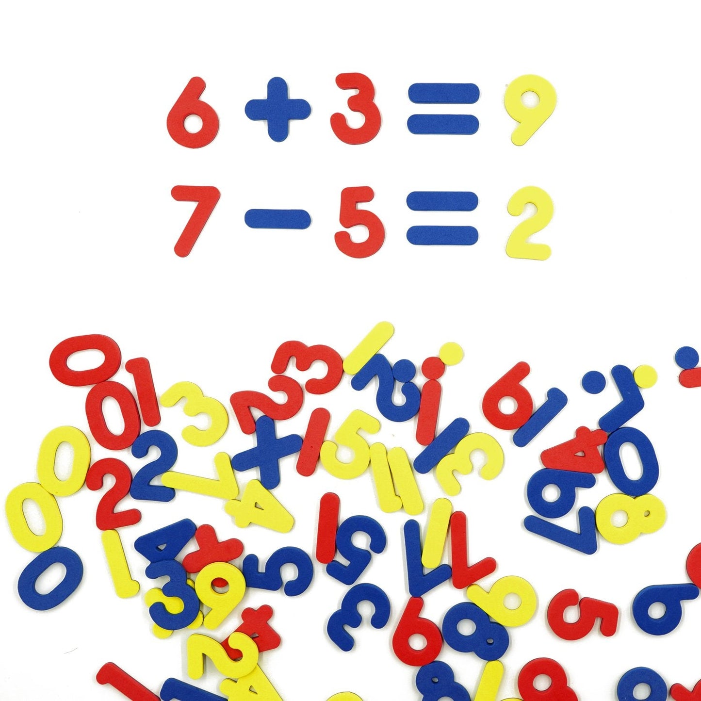 SpriteGru 102pcs Magnetic Numbers & Operators for Basic Math Education