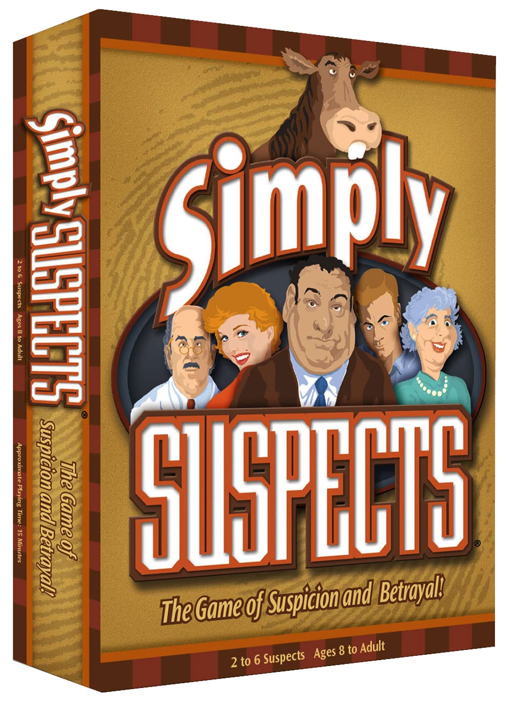 SPY ALLEY Simply Suspects | Fast-Paced Hidden Identity Detective Game for 2-6 Players