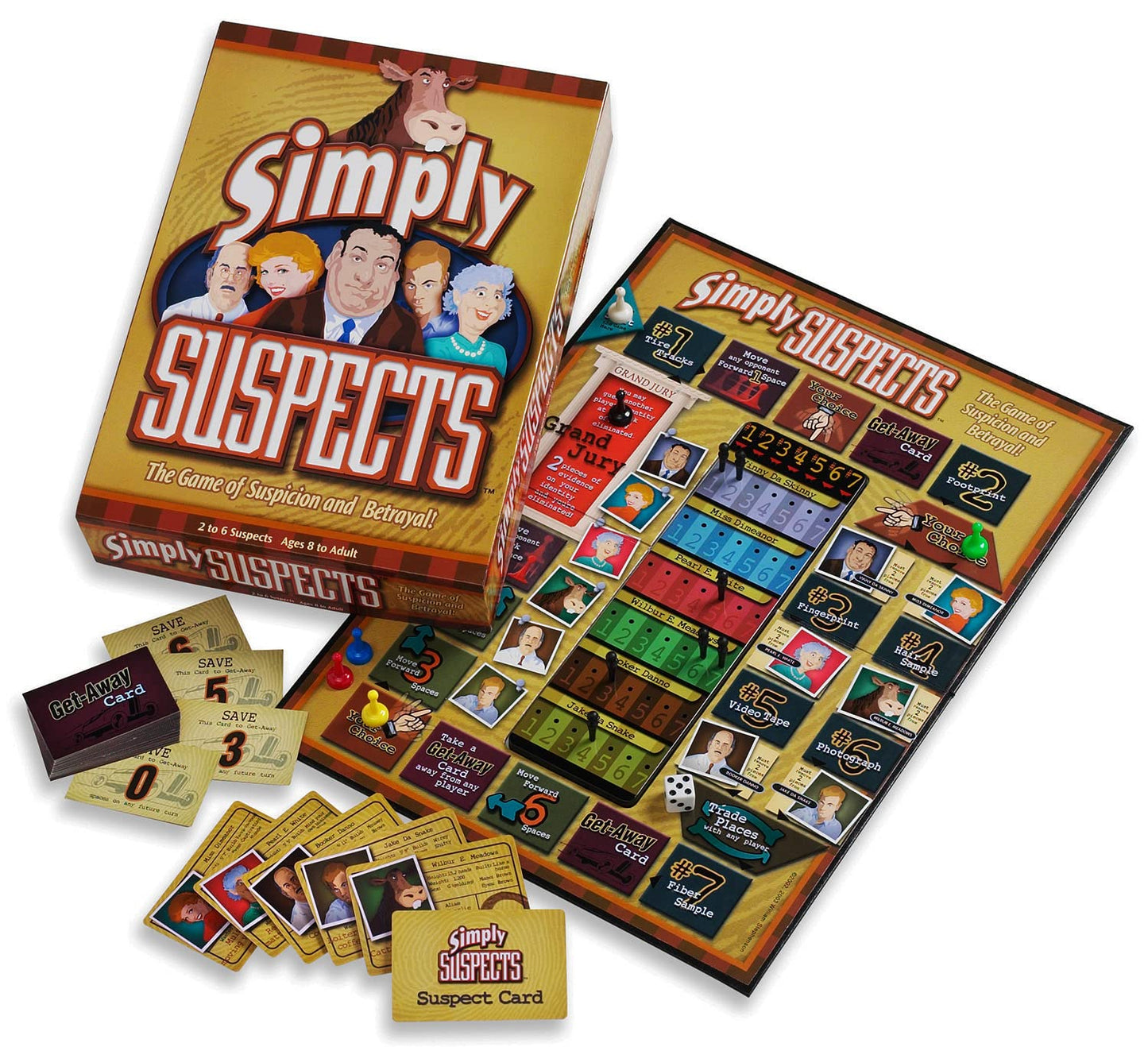 SPY ALLEY Simply Suspects | Fast-Paced Hidden Identity Detective Game for 2-6 Players