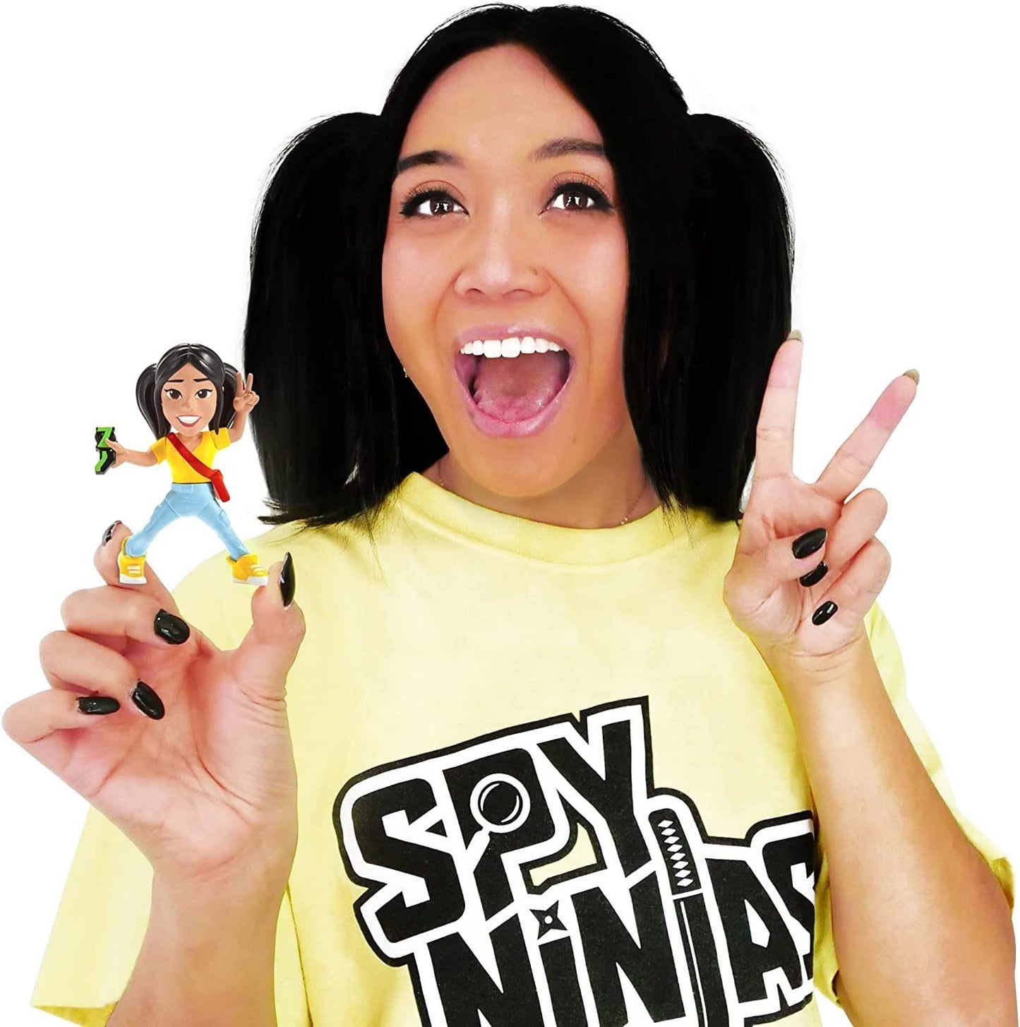 Spy Ninjas Collectible Figure 4-Pack – Chad, Regina, PZ 2 & PZ Squire, Multicolor (41130)