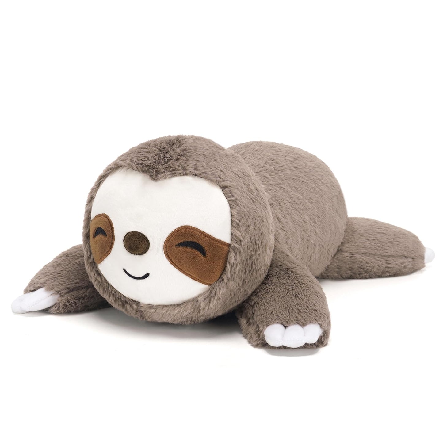 SQEQE Weighted Sloth Plush 23.6in | Soft Pillow Toy, 3.8 Lbs - Cozy Hug for Kids & Adults