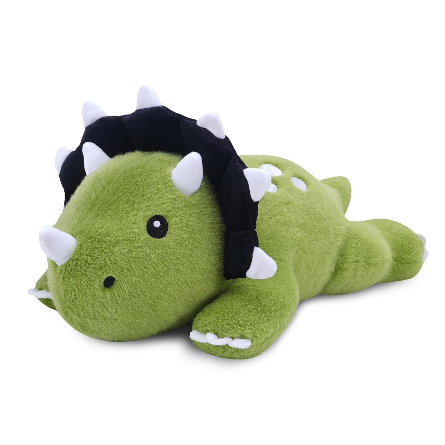 SQEQE Weighted Triceratops Plush — 23.6 Inch Huggable Dinosaur