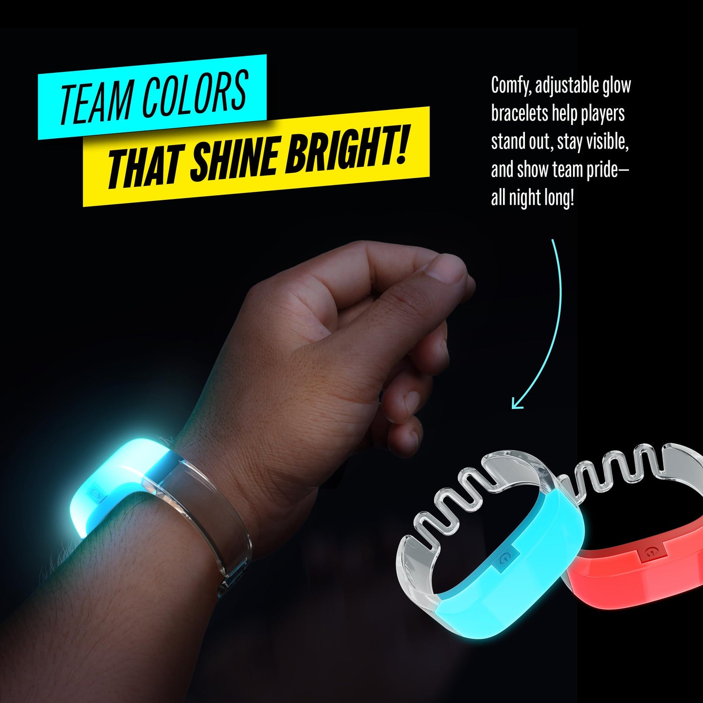 Squad Hero Capture the Flag Glow-in-the-Dark Game Set – Outdoor Night Play