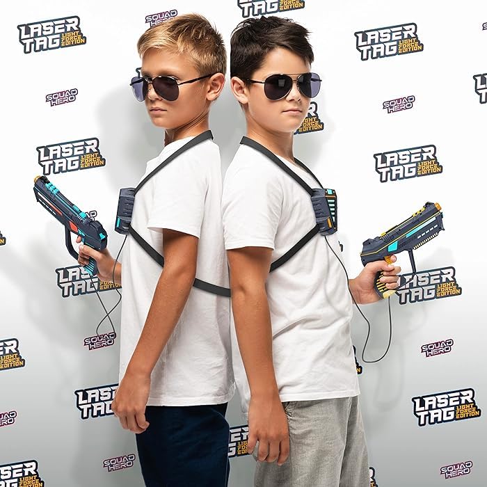 Squad Hero Rechargeable Laser Tag – 4-Set LightForce Gear for Kids, Teens & Adults