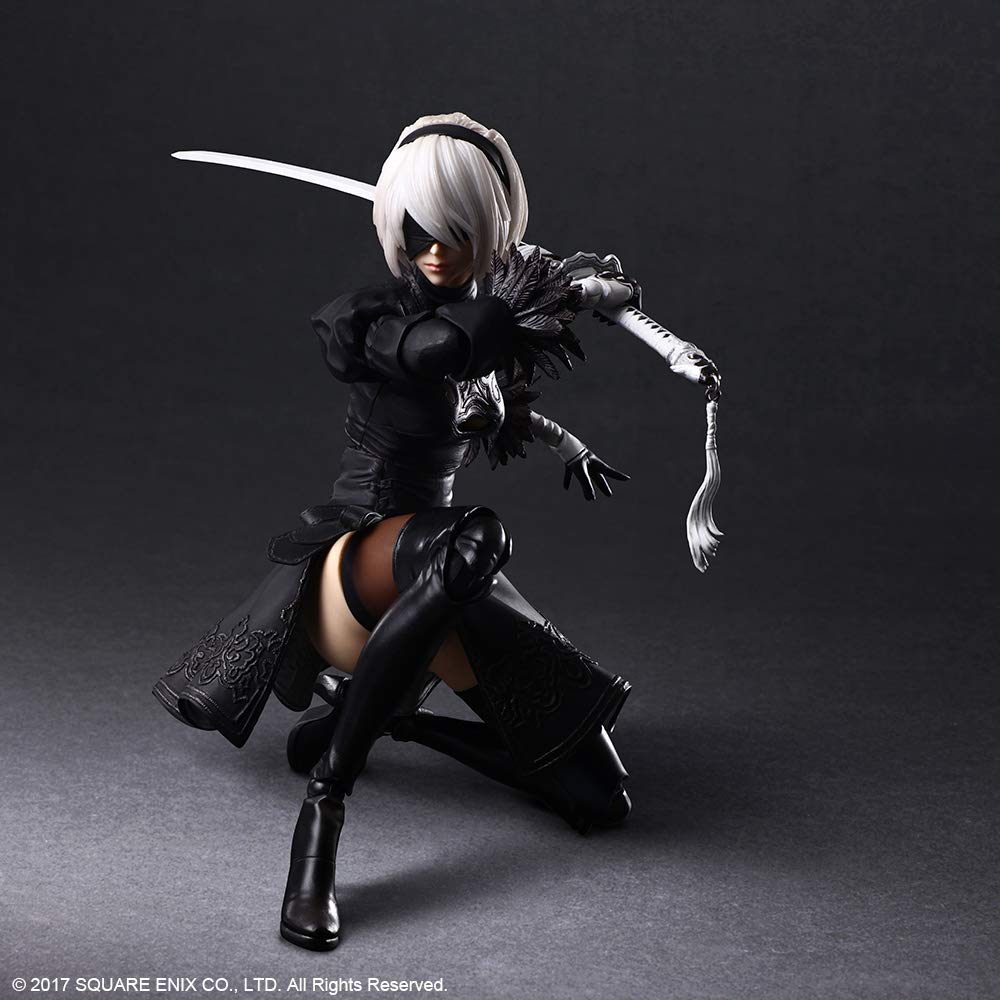Square Enix NieR: Automata 2B Deluxe Play Arts Kai Figure – YoRHa No. 2 Type B