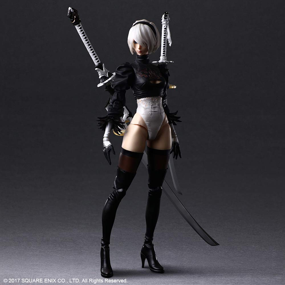 Square Enix NieR: Automata 2B Deluxe Play Arts Kai Figure – YoRHa No. 2 Type B