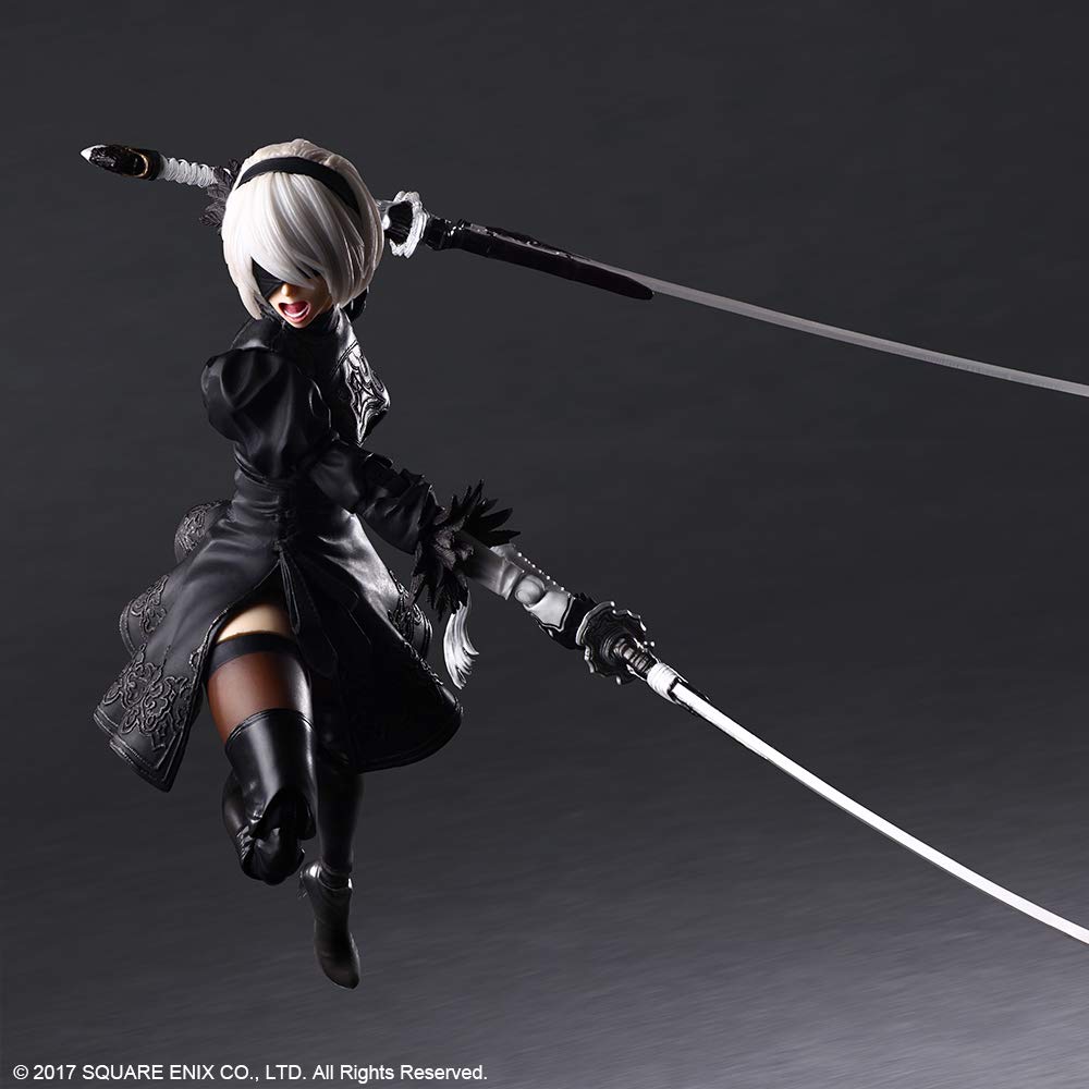 Square Enix NieR: Automata 2B Deluxe Play Arts Kai Figure – YoRHa No. 2 Type B