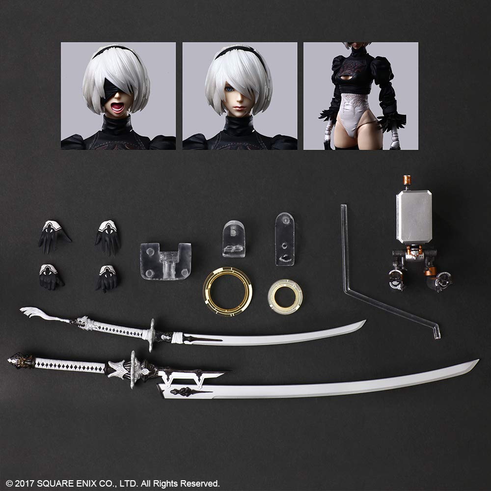 Square Enix NieR: Automata 2B Deluxe Play Arts Kai Figure – YoRHa No. 2 Type B