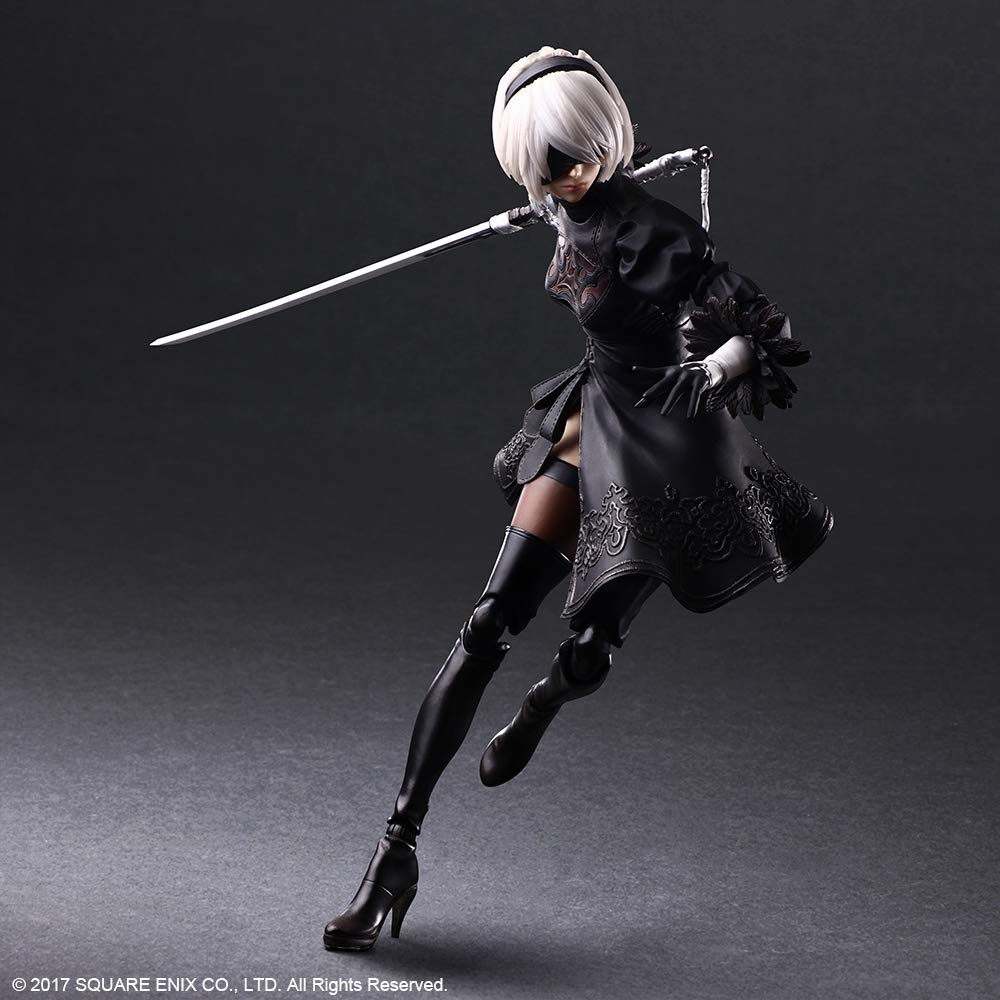 Square Enix NieR: Automata 2B Deluxe Play Arts Kai Figure – YoRHa No. 2 Type B