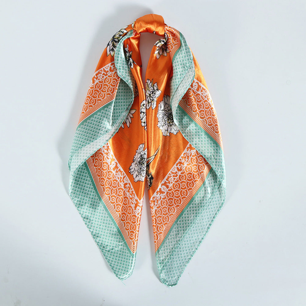 Square Satin Business Scarf