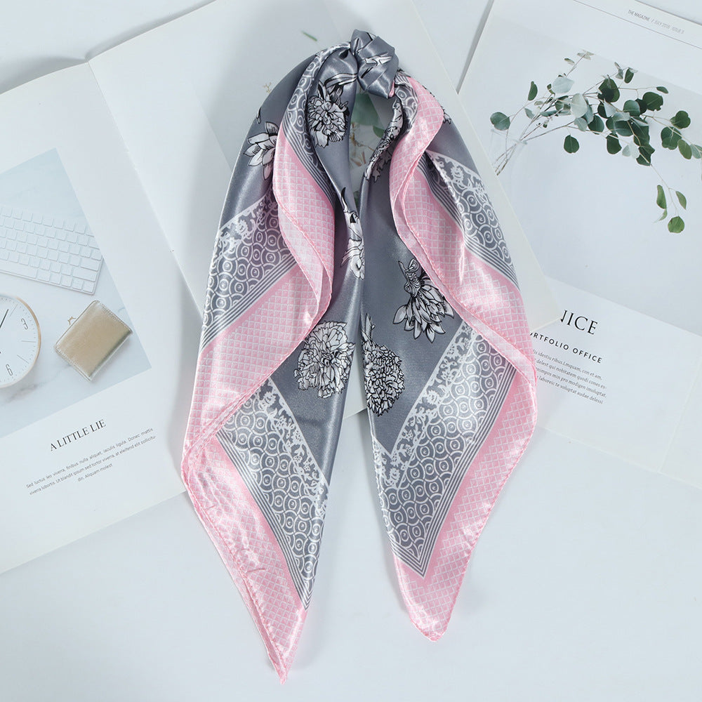 Square Satin Business Scarf