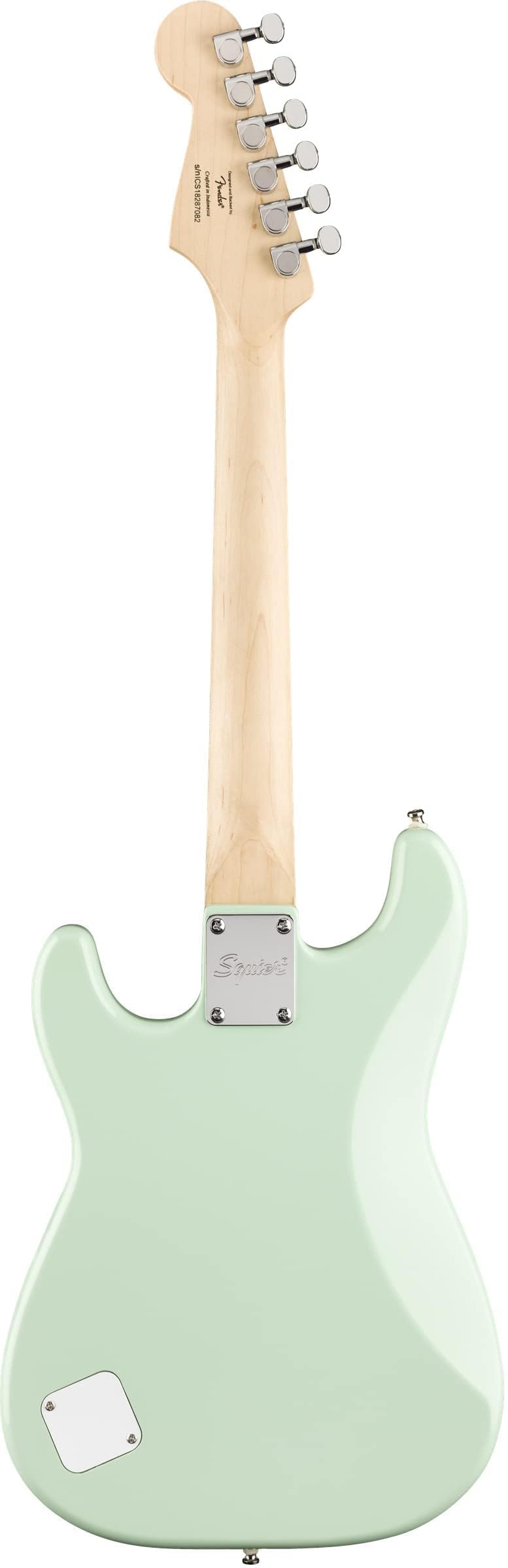Squier Mini Strat 3/4-Size Surf Green Bundle – Amp, Lessons, and Accessories