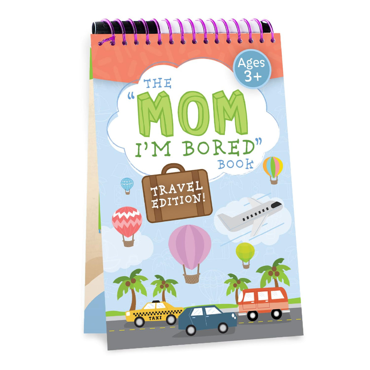 Mom, I'm Bored Travel Activity Book by Squirrel Products – Screen-Free Dry-Erase Fun