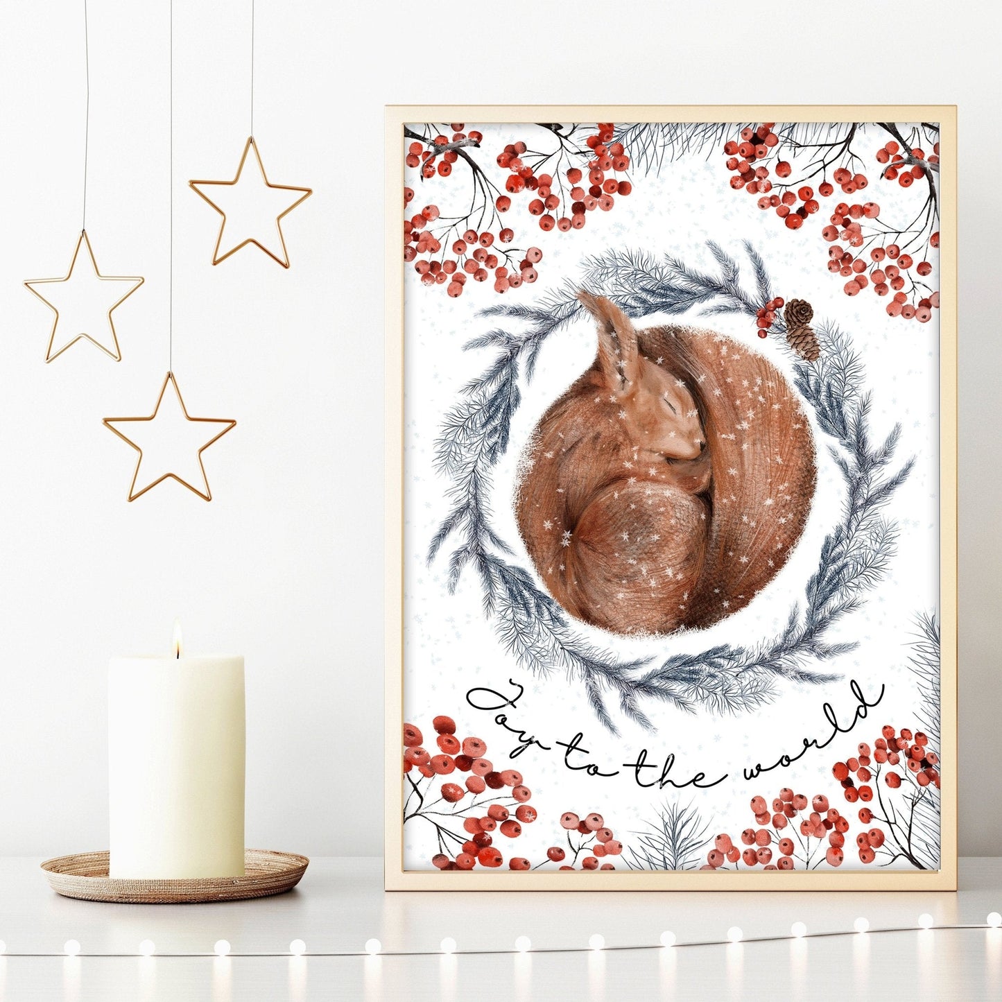Xmas decorations hanging | Folk Christmas Decor