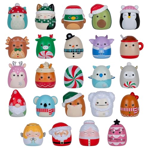 Squish-a-longs Holiday Countdown Calendar – 24 Mini-Squish Collectibles (Wave 3)