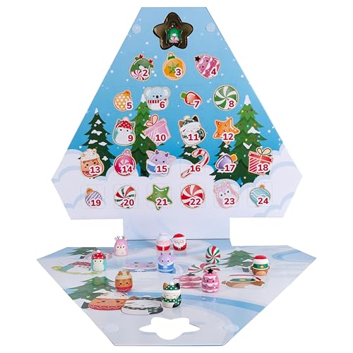 Squish-a-longs Holiday Countdown Calendar – 24 Mini-Squish Collectibles (Wave 3)