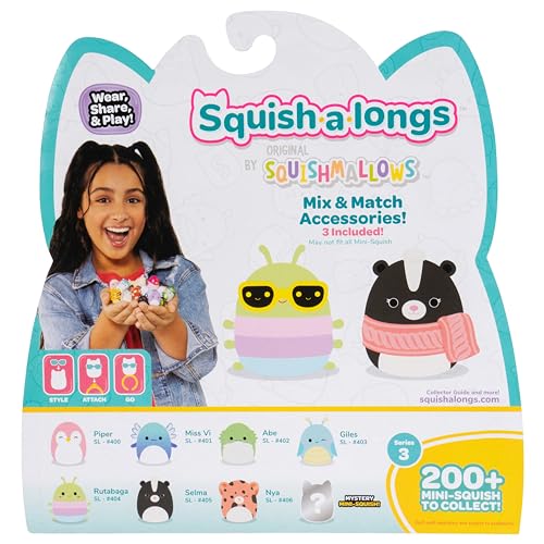 Squish-a-longs Mini-Squish 8-Pack Wave 3 Style 1 – Portable Collectibles