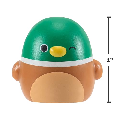 Squish-a-longs 8 Pack: 1-Inch Mini-Squish with Ring, Accessories & Collector’s Guide