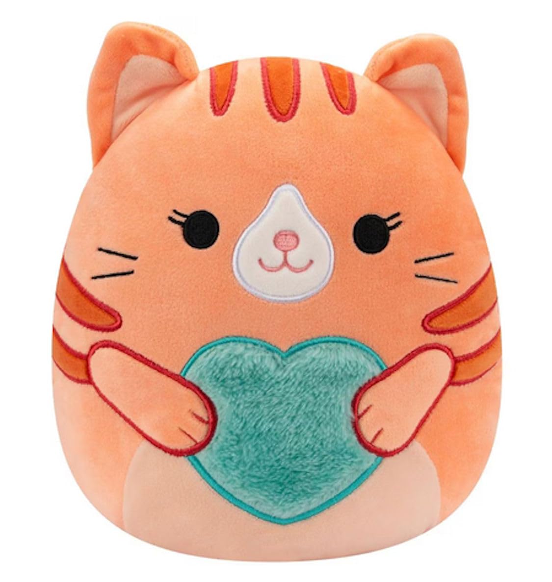 Squishmallows 8-Inch Valentines Gigi the Tabby Cat Plush Toy