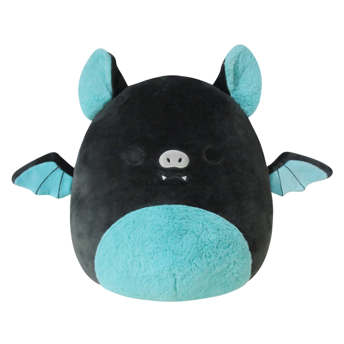 Squishmallows 12-Inch Aldous Teal & Black Fruit Bat Plush | Official Kelly Toy