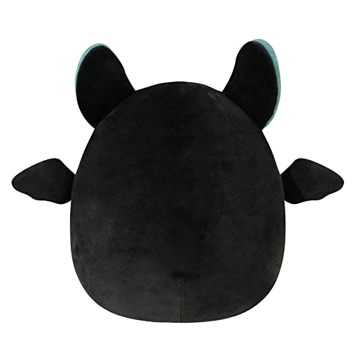 Squishmallows 12-Inch Aldous Teal & Black Fruit Bat Plush | Official Kelly Toy