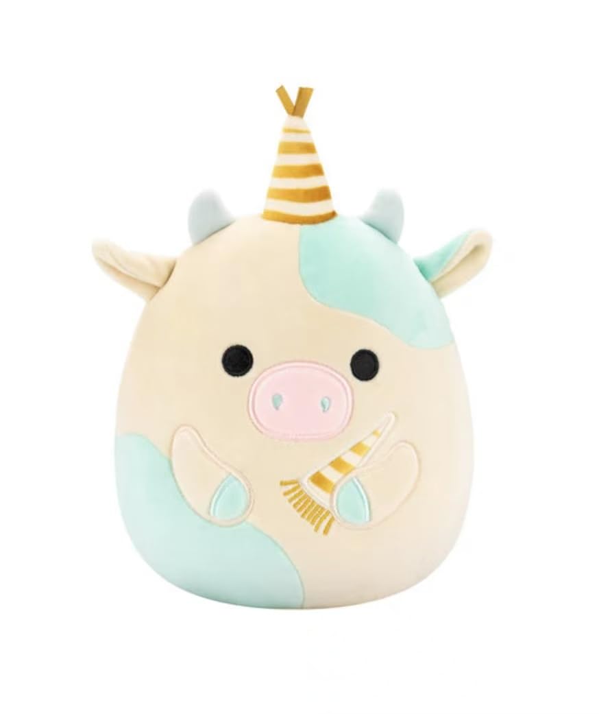 Squishmallows 2025 Original 8-Inch Belana Cow Plush – Collectible Soft Toy
