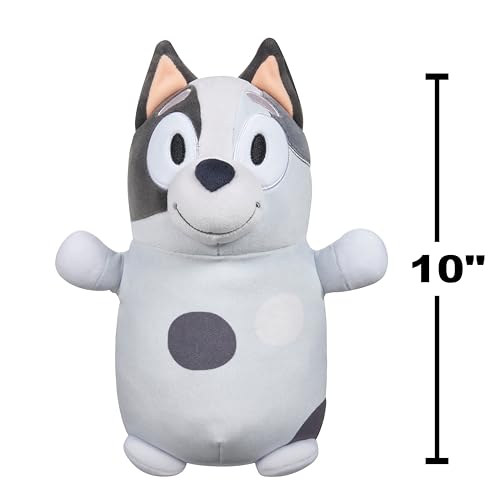 Squishmallows Original Bluey 10-Inch Muffin HugMees Plush – Official BBC Licensed Cuddle Buddy