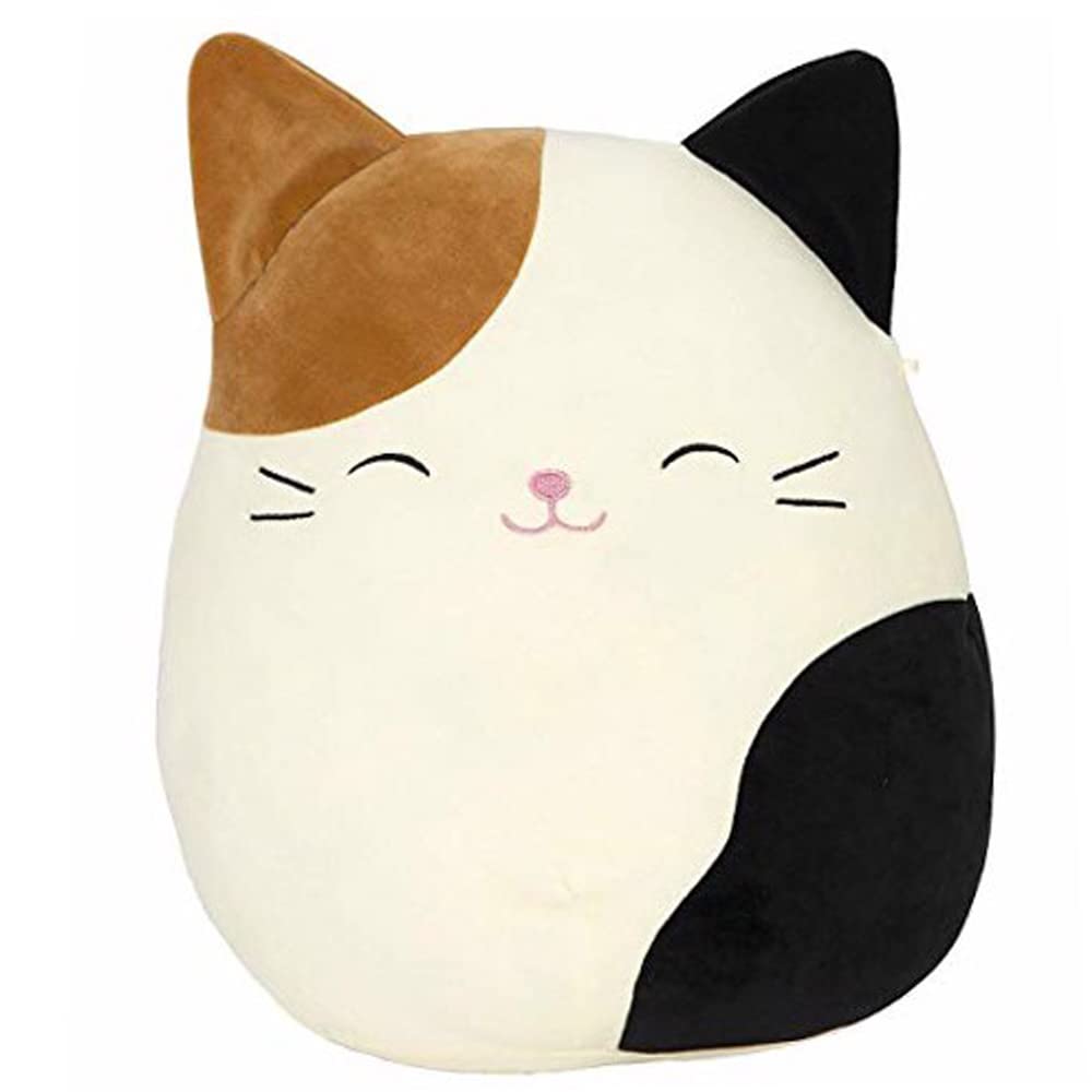 Squishmallows Cam the Cat – 8-Inch Official Kellytoy Plush | Soft Squishy Cat Toy