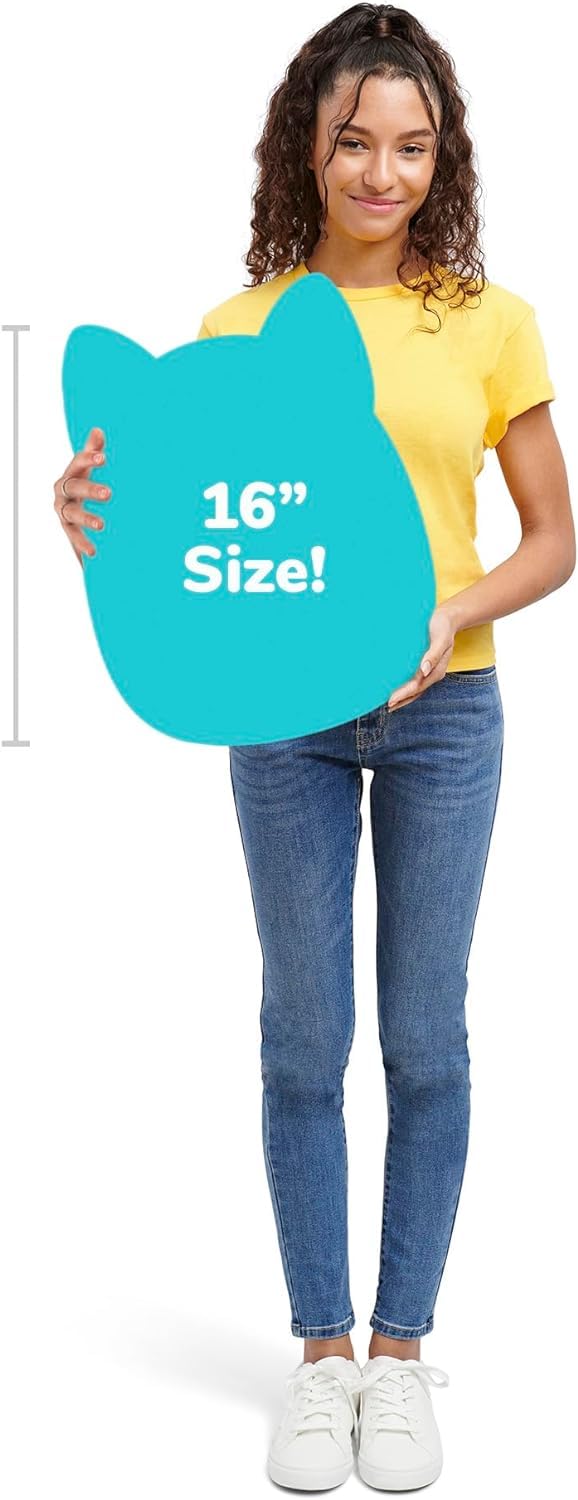 Squishmallows Carl the Cheeseburger Plush – 16-Inch Official Jazwares Big Pillow