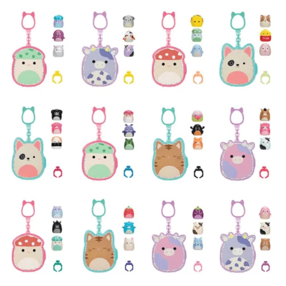 Squish-a-longs Clip-A-Longs Series 1 Mystery – 1 Pack Random by Squishmallows