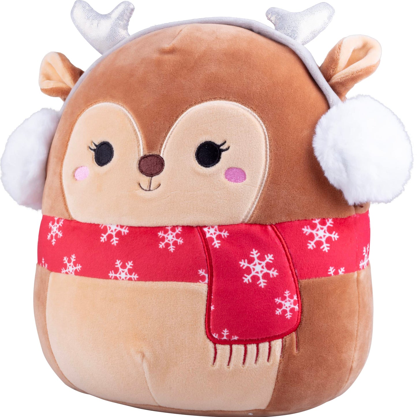 Squishmallows Original 10-Inch Darla the Christmas Deer – 2025 Limited Edition Holiday Reindeer Plush